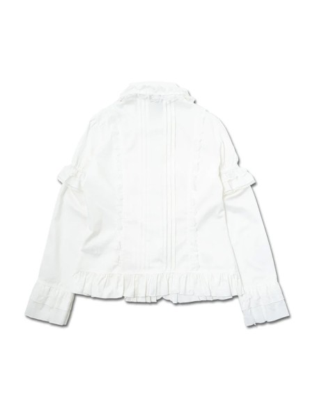 2 Way Gothic Lolita Blouse in White - ACDC Rag