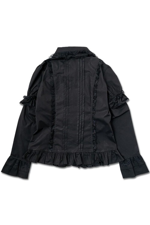 2 Way Gothic Lolita Blouse in Black - ACDC Rag
