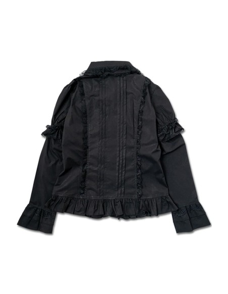 Blusa 2 Way Gothic Lolita en Negro - ACDC Rag