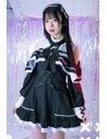 Gothic Rhapsody Dress in Black x White - Jill Punk