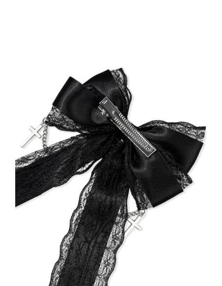 Lazo Para la Cabeza Jirai Lace Crosses en Negro