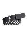 Studded Belt - Black x Silver