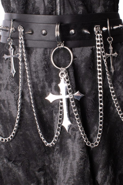 Crucifix Belt - Heartless