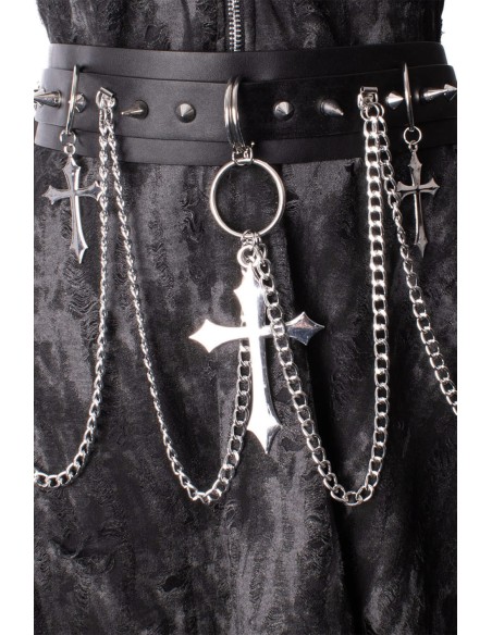 Crucifix Belt - Heartless