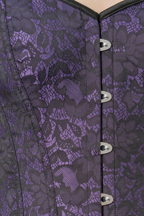 Amethyst Lace Corset - Vixxsin