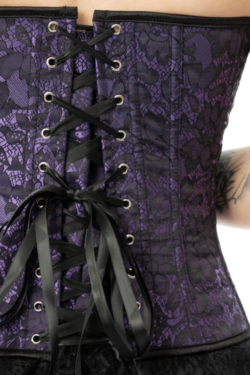 Amethyst Lace Corset - Vixxsin