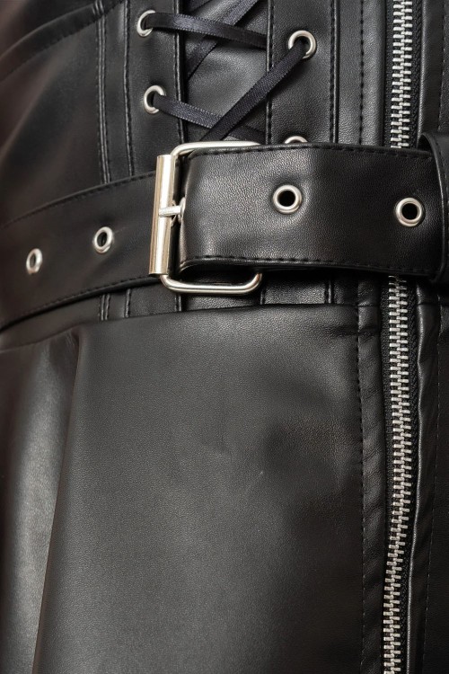 Vestido de Polipiel Ravina - Heartless