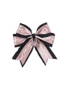 Jirai Letters Hairclip in Black x Pink