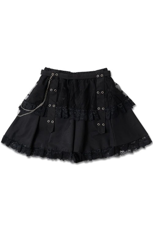 Love Punk Skirt in Black - ACDC RAG