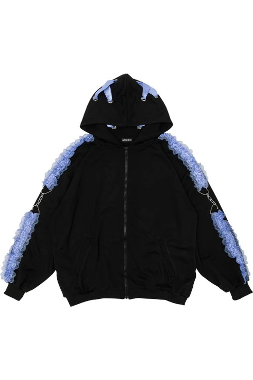 Chaqueta Love Punk en Negro x Indigo - ACDC Rag