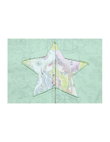 Star Hoodie in Green - Hashtag DDD x Oliwabiu