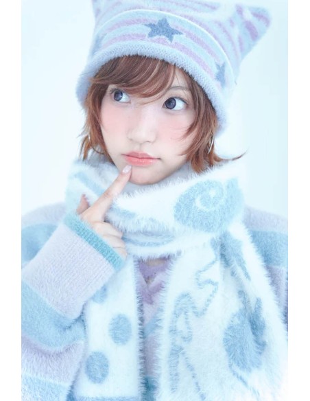 Blue Notes & Piano Extra Long Scarf - Hashtag DDD