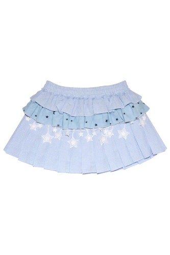 Skirt with Shorts Blue Star Cake - Hashtag DDD