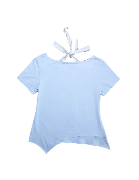 Blue Anime Girl Asymmetrical Top - Hashtag DDD