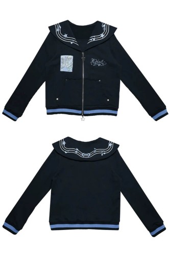 Chaqueta Seifuku Azul Marino - Hashtag DDD x Oooctopus 2