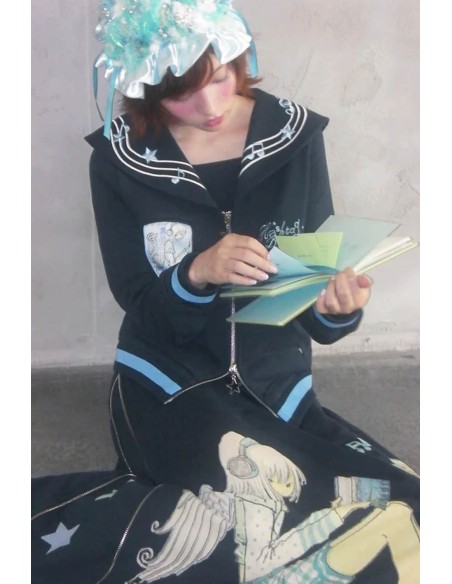 Chaqueta Seifuku Azul Marino - Hashtag DDD x Oooctopus