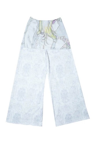 Pantalón Largo con Falda Blanca - Hashtag DDD x Oliwabiu 2