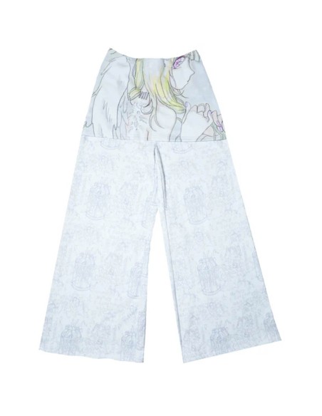 Long Trousers with White Skirt - Hashtag DDD x Oliwabiu