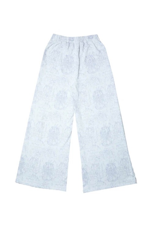 Long Trousers with White Skirt - Hashtag DDD x Oliwabiu