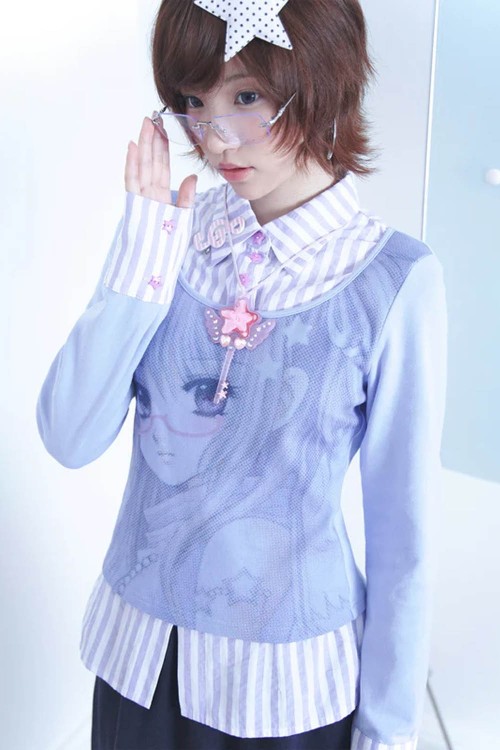 Top Blusa Blue Anime Girl - Hashtag DDD