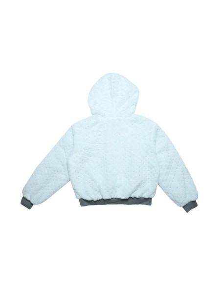 Piano & Stars Fur Coat Pastel Blue - Hashtag DDD