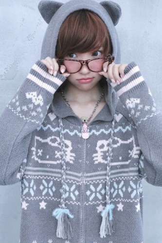 Kitty Knit Jacket - Hashtag DDD