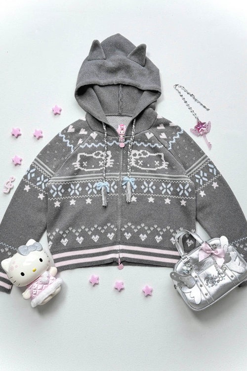 Kitty Knit Jacket - Hashtag DDD