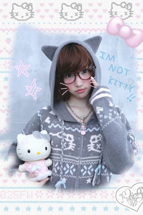 Chaqueta de Punto Kitty - Hashtag DDD
