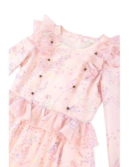 [2a mano] Vestido con Estampado de Horóscopo - MILK