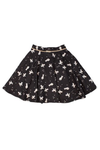 [2a mano] Falda de Estampado de Gatitos - Secret Honey