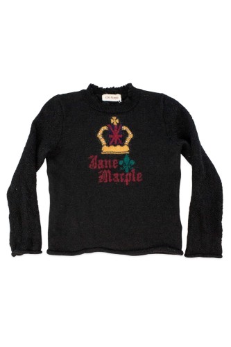 [2a mano] Jersey de Punto con Logo de Corona en Negro - Jane Marple