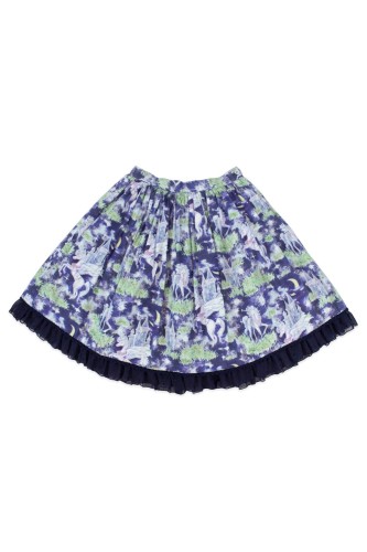[Second Hand] Paraiso Du un Unicorn Skirt in Navy Blue - Alice and The Pirates