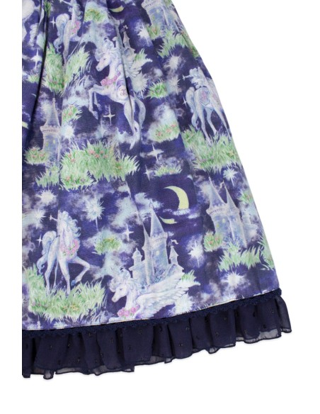 [Second Hand] Paraiso Du un Unicorn Skirt in Navy Blue - Alice and The Pirates