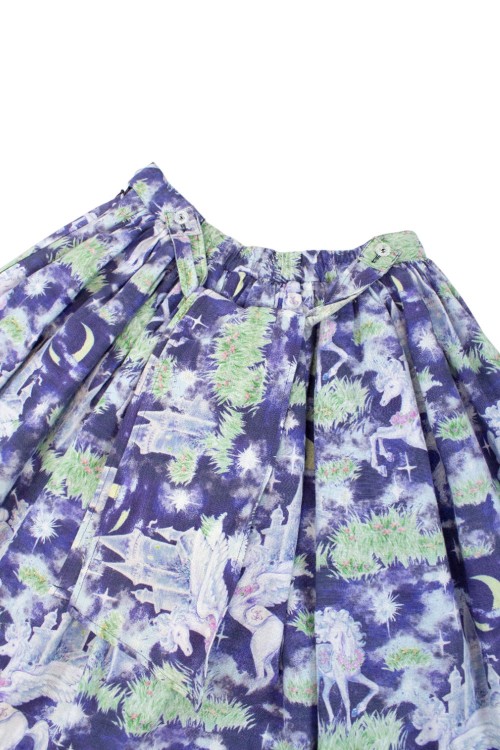 [Second Hand] Paraiso Du un Unicorn Skirt in Navy Blue - Alice and The Pirates