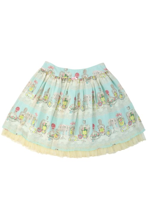[2a mano] Falda Georgette Cosmetic en Azul - Emily Temple Cute