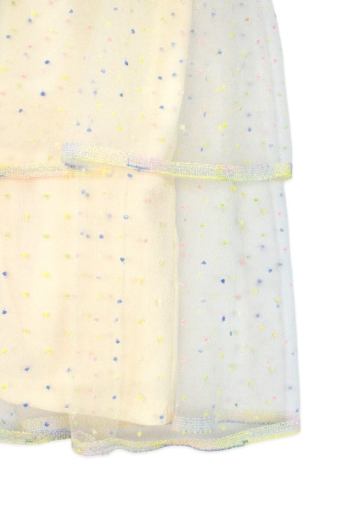 [2a mano] Vestido JSK Polka Dot en Crema - MILK