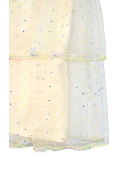 [2a mano] Vestido JSK Polka Dot en Crema - MILK