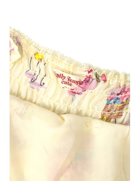 [2a mano] Vestido JSK Ballerina Print en Crema - Emily Temple Cute