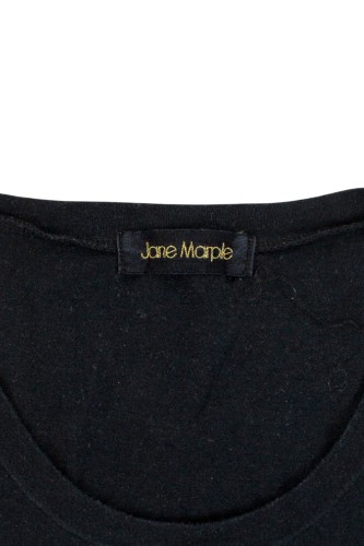[2nd hand] Cutsew Theme Jam Print T-shirt in Black - Jane Marple 2