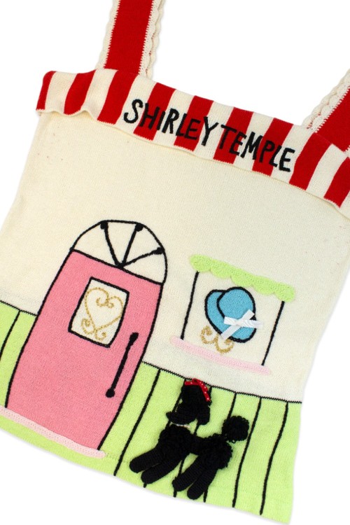 [2a mano] Top '04 Spring Knit Camisole - Shirley Temple