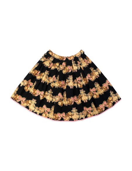 [2a mano] Falda Cookie Print Classic en Negro - Emily Temple Cute