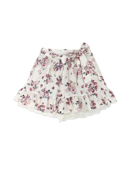 [Second Hand] Floral Printed Skort - Axes Femme
