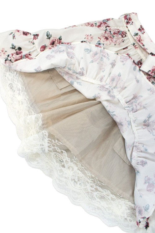 [Second Hand] Floral Printed Skort - Axes Femme