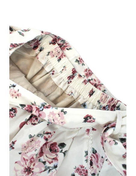 [2a mano] Falda Pantalón con Estampado de Flores - Axes Femme