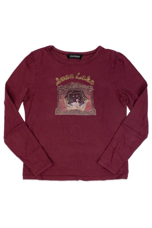 [2nd hand] Long Sleev Cutsew Swan Lake - Jane Marple