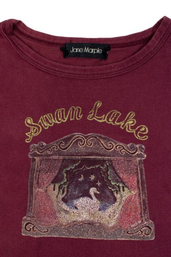 [2nd hand] Long Sleev Cutsew Swan Lake - Jane Marple 2