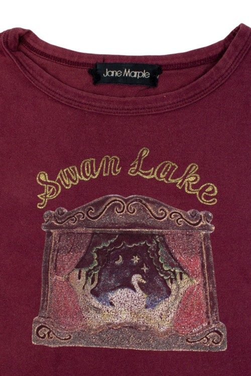 [2nd hand] Long Sleev Cutsew Swan Lake - Jane Marple