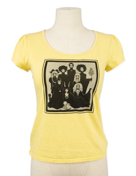 [2a mano] Camiseta con Print en Amarillo - Rune Naito