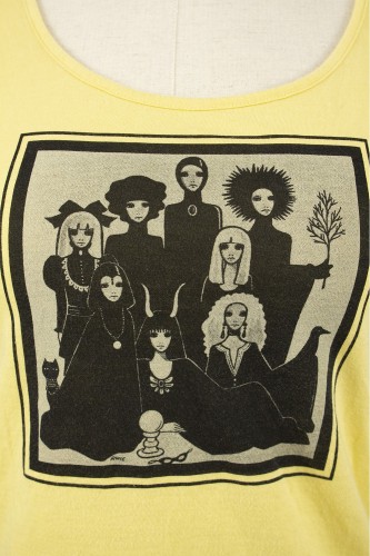 [Second hand] Yellow Print T-shirt - Rune Naito 2