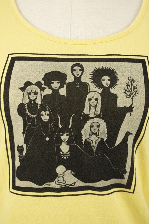 [Second hand] Yellow Print T-shirt - Rune Naito